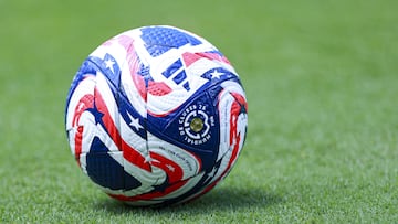 Official Ball Adidas during the FIFA Club World Cup 2025 Group - H match between Real Madrid C.F. and CF Pachuca at Bank of America Stadium on June 22, 2025 in Charlotte, North Carolina, United States.