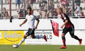 18/07/14. Pretemporada del Valencia en Alemania. André Gomes juega su primer partido en un amistoso contra el Nuremberg.