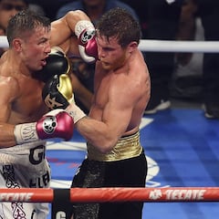 Canelo Álvarez, dispuesto a una trilogía con Golovkin este año