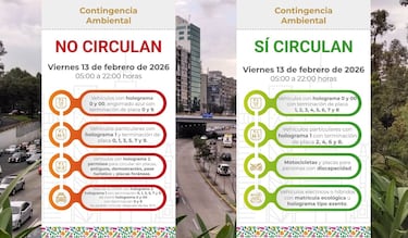 Así queda el Doble Hoy No Circula este viernes 13 de febrero del 2026: estos autos no circulan en Cdmx y Edomex