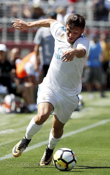 Tuvo 45 minutos ante el United y dejó buena impresión. Otro del Juvenil de Guti que se curtirá con Solari en el Castilla.