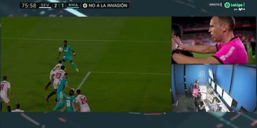 La pol¨¦mica del Sevilla-Madrid: un penalti no pitado, la falta del 1-0, gol anulado a Vinicius...