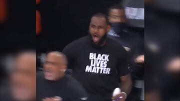 ¿Gen ganador o enfado excesivo? La reacción de Lebron James por una acción arbitral en contra