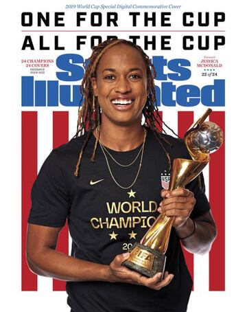 Las cuatro veces campeonas del Mundial Femenil serán homenajeadas con una portada para cada una de las integrantes del titulo en Francia 2019.