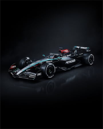 Presentación del nuevo Mercedes-AMG PETRONAS F1 Team para la temporada 2024. El evento ha tenido lugar en el circuito de Silverstone.