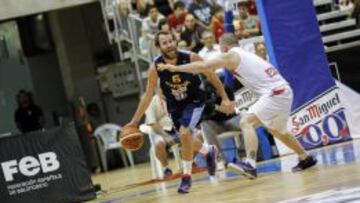 Sergio Rodríguez en el partido contra Polonia.