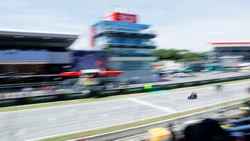 Carrera de MotoGP en Barcelona.