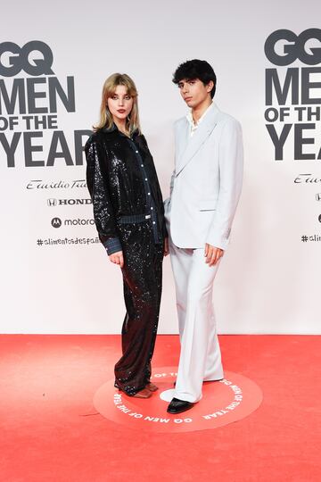 Carlos Peguer y Mariang en la gala de premios GQ Hombres del Año 2023.