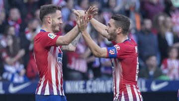 Saúl y Koke.