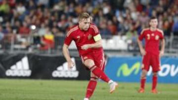 Asensio y Deulofeu brillan en una Sub-21 que acabó sufriendo