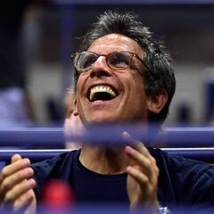 Ben Stiller vibra con la victoria de Nadal ante Thiem en el US Open
