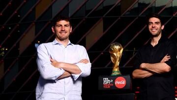 Casillas y Kaká presentan en Dubái la gira de la Copa Mundial