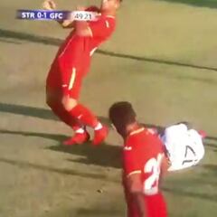 Escasez de fair play del Getafe en un amistoso con dos acciones poco edificantes