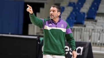 Ibon Navarro en un entrenamiento.