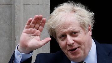 (FILES) In this file photo taken on March 18, 2020 Britain&#039;s Prime Minister Boris Johnson leaves 10 Downing Street in central London. - Britain&#039;s Prime Minister Boris Johnson appeared to be on the road to recovery as Downing Street said the Prim