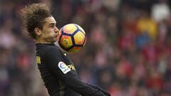 Atletico Madrid&#039;s Antoine Griezmann in action. REUTERS/Eloy Alonso