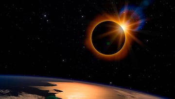 Live broadcast of the ‘ring of fire’ solar eclipse, a spectacular astronomical phenomenon, as it passes through eight US states today.