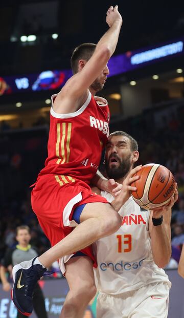 Vitaly Fridzon y Marc Gasol.