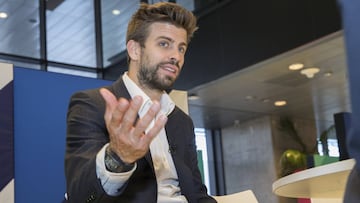 24/11/19 TENIS
 DAVIS CUP MADRID 2019
 GERARD PIQUE ENTREVISTA