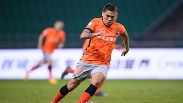 Juan Fernando Quintero en un partido del Shenzhen