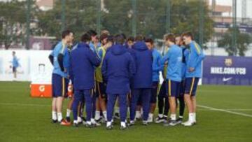 Entrenamiento del FC Barcelona