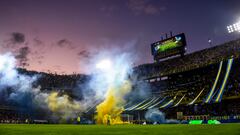 Boca Juniors se enfrentó a Huracán en un partido correspondiente a la fecha 20 de Liga Profesional. El ambiente de La Bombonera nunca defrauda.