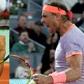 Rafa Nadal, en Roland Garros 2005 y en el reciente Masters 1.000 de Madrid.