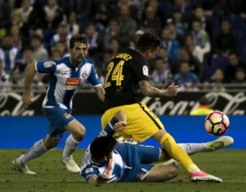 Gerard Moreno, Giménez y Víctor Sánchez.