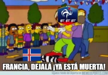 Los mejores memes del Francia-Islandia