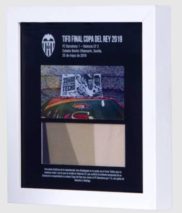 El Valencia preservará partes simbólicas del tifo de la final de Sevilla