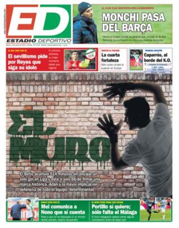 Portadas de la prensa deportiva