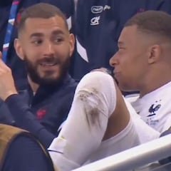 Complicidad es poco: vean esto de Benzema y Mbappé