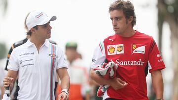 Massa cree que Alonso podría haber sido campeón 4 veces.