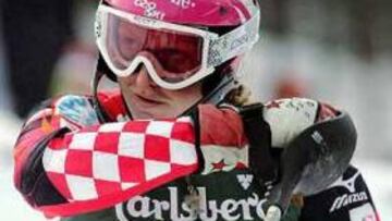 <b>COPA DEL MUNDO. </b>Janica Kostelic, segunda en Levi, es la campeona de Eslalon.