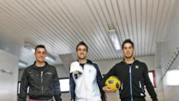 <b>EL FUTURO. </b>Paco Alcácer, Isco e Iván Rubio quieren ser protagonistas con el Valencia.