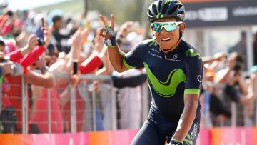 Nairo Quintana es el más fuerte: triunfo y maglia rosa