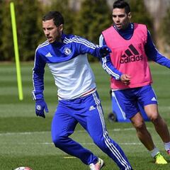 Hazard, fichaje del Real Madrid: compartió con Falcao, Cuadrado...