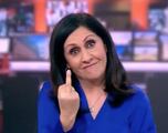 BBC reporter caught flipping off camera