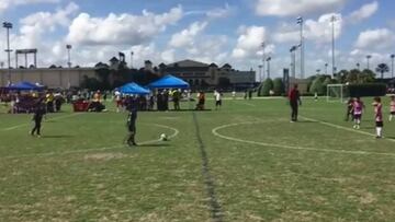 Montillo ya tiene sucesor: los 2 golazos de tiro libre de su hijo