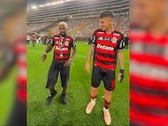 El colombiano se consagró con Flamengo en la final de los mejores del continente ante Palmeiras.