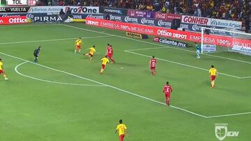 Las 2 opciones de gol que tuvo Diego Valdés ante Toluca