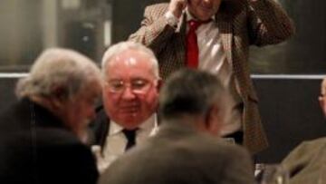 Escañuela, en la cena con Blanco, Villar y otros presidentes investigados en febrero pasado.