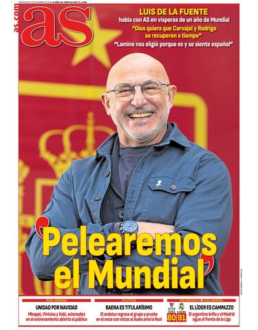 Las portadas de AS de diciembre