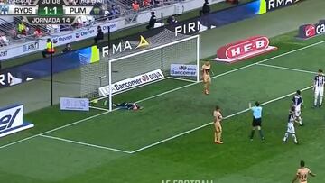 El polémico gol anulado a Nico Castillo ante Monterrey