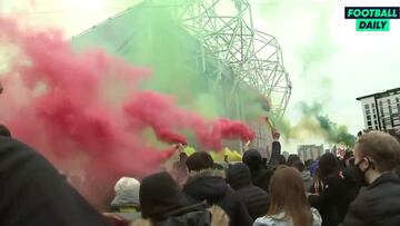 Así se vivió el tenso ambiente antes del United-Liverpool