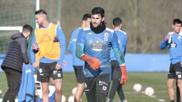 Entrenamiento Deportivo de La Coru&ntilde;a. pablo brea