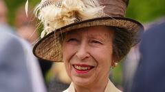 FILE PHOTO: Britain's Princess Royal, Anne attends the Not Forgotten Association Annual Garden Party at Buckingham Palace in London, Britain. Picture date: Friday May 17, 2024. Victoria Jones/Pool via REUTERS/File Photo
