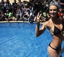 El sensual piscinazo de la Reina del Festival de Viña