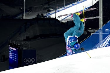 Mathilde Gremaud, del equipo suizo, se accidentó durante el décimo día de los Juegos Olímpicos de Invierno.