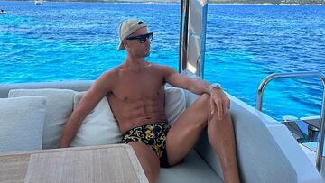 Cristiano Ronaldo toma unos días de vacaciones.